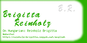 brigitta reinholz business card